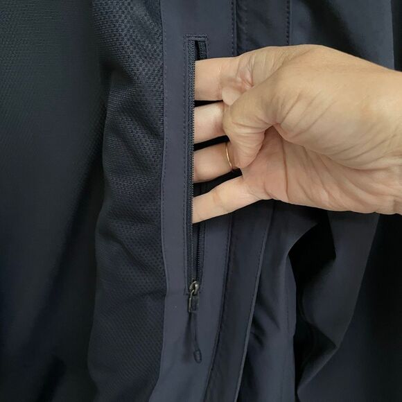 Patagonia H2no Quandary Full Zip Hooded Jacket Women’s L28050 Nylon Navy - Picture 7 of 12